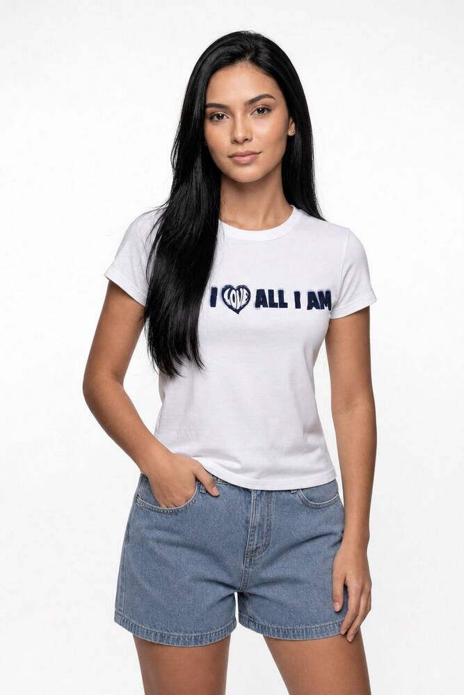 Kadın Tişört LF2042601 Beyaz 
