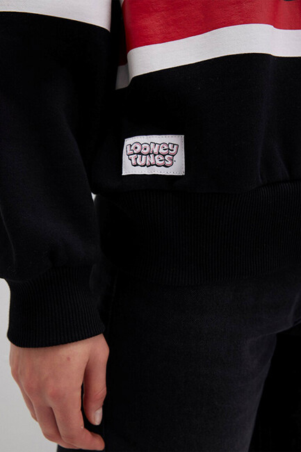 Kadın Tom And Jerry Baskılı Sweat 1S10472-900 Siyah - Thumbnail