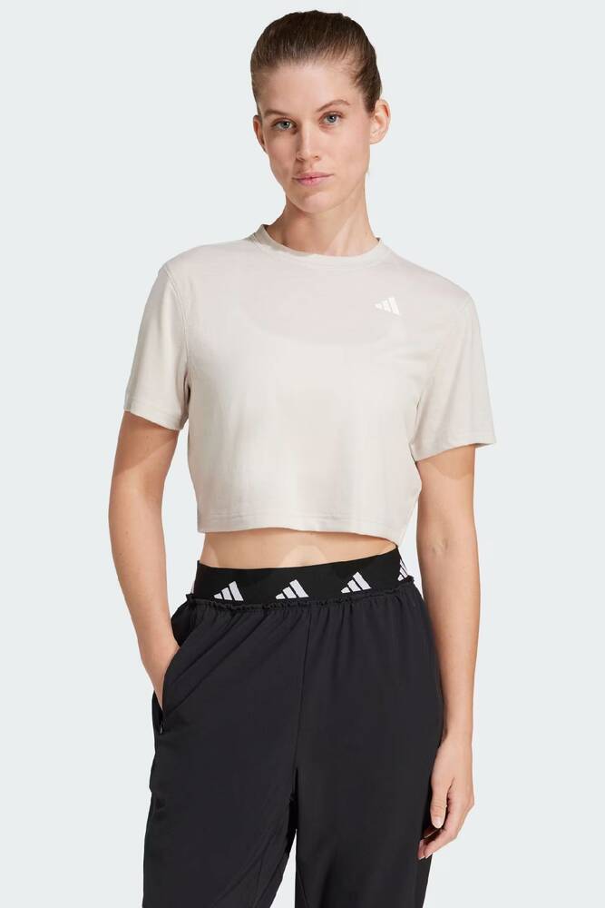 Kadın Train Ess Tişört JE6169 Bej 