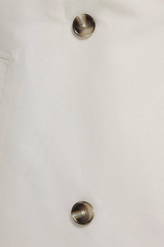 Kadın Trençkot 1110807-70056 Ekru 