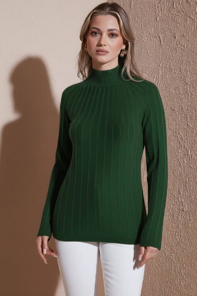 Kadın Triko Bluz 25K0361K1 Yeşil 