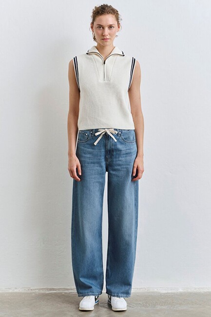 Kadın Triko Süveter 1710698-70057 Ekru (2)