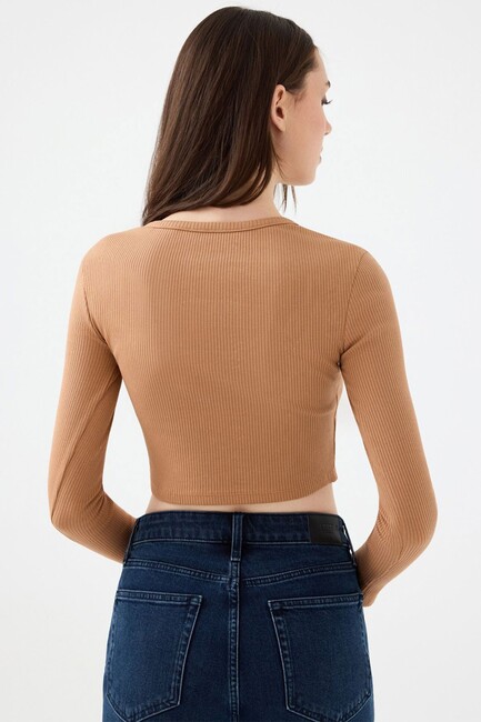 Kadın Tshırt LF2040790 Ekru (3)