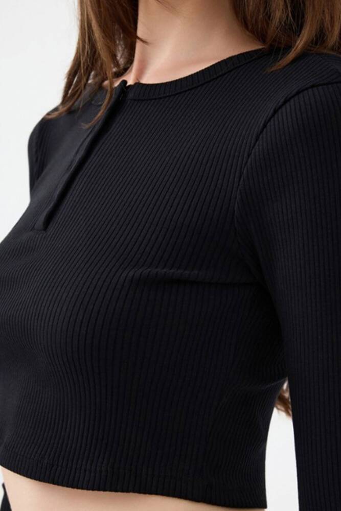 Kadın Tshırt LF2040790 Siyah 