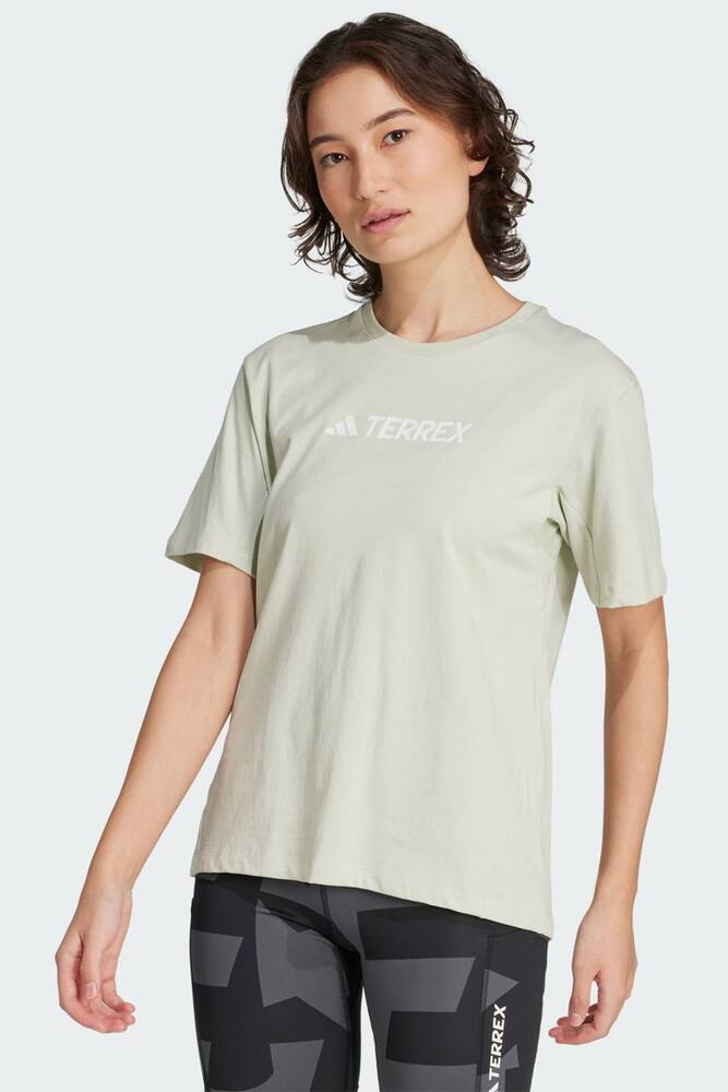 Kadın TX Logo Tişört JF9133 Yeşil 