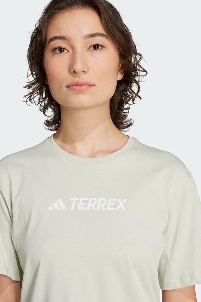 Kadın TX Logo Tişört JF9133 Yeşil 