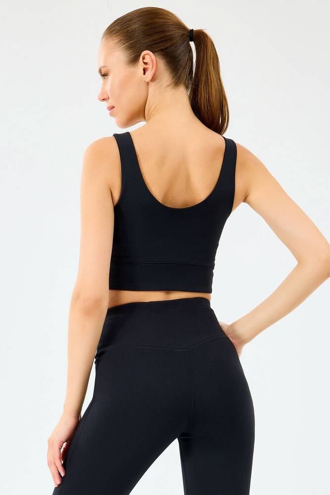 Kadın U Neck Atlet S2520006-3817 Siyah 