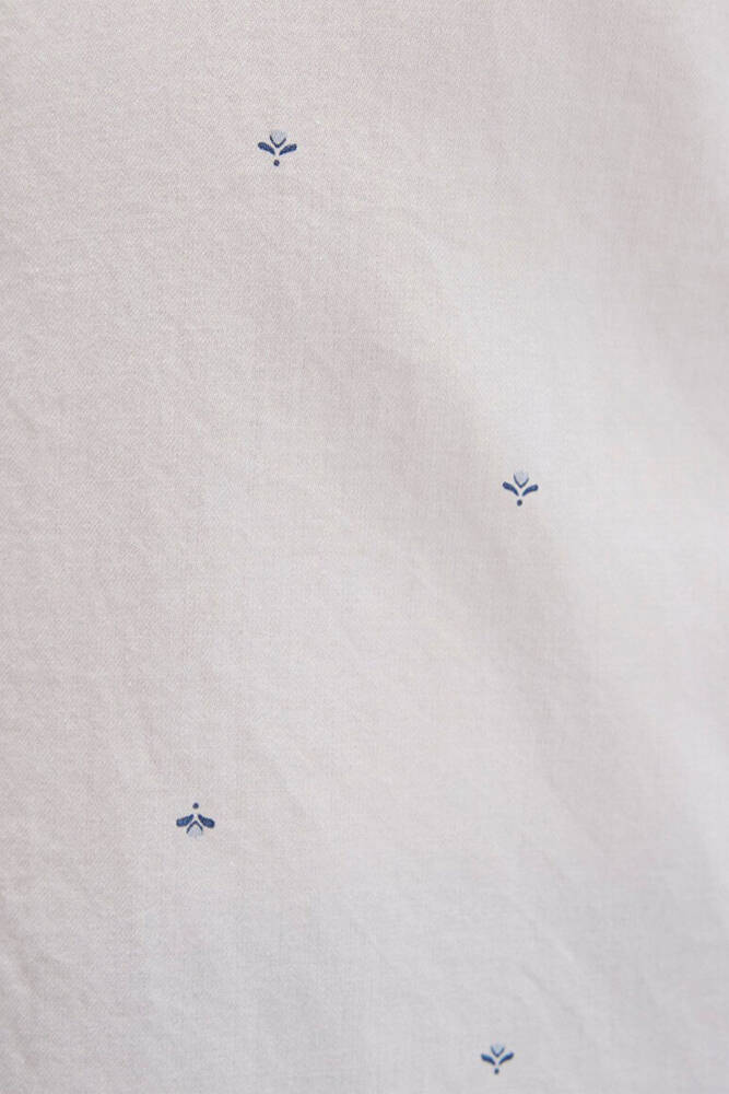 Kadın Uzun Kollu Dokuma Gömlek 1211286-91353 Beyaz 