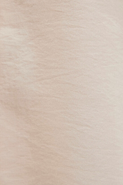 Kadın Uzun Kollu Dokuma Gömlek 1211373-70005 Bej - Thumbnail