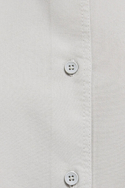 Kadın Uzun Kollu Dokuma Gömlek 1211385-80618 Gri - Thumbnail