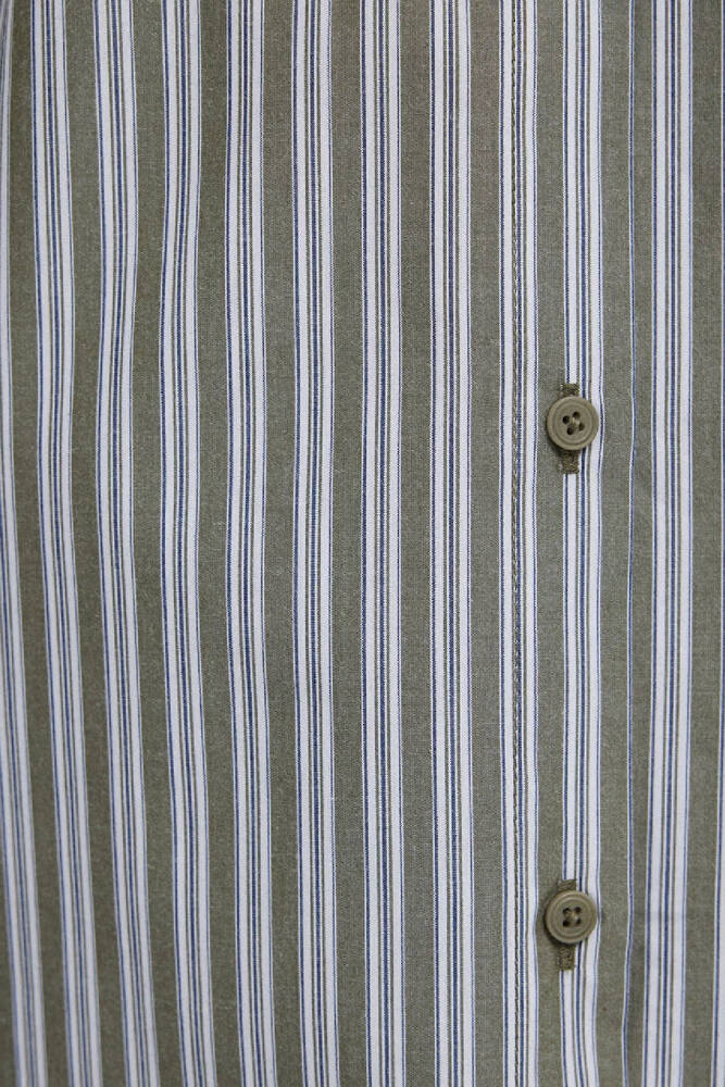 Kadın Uzun Kollu Dokuma Gömlek 1211386-85171 Yeşil 