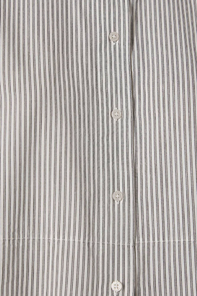 Kadın Uzun Kollu Dokuma Gömlek 1211394-84014 Beyaz 