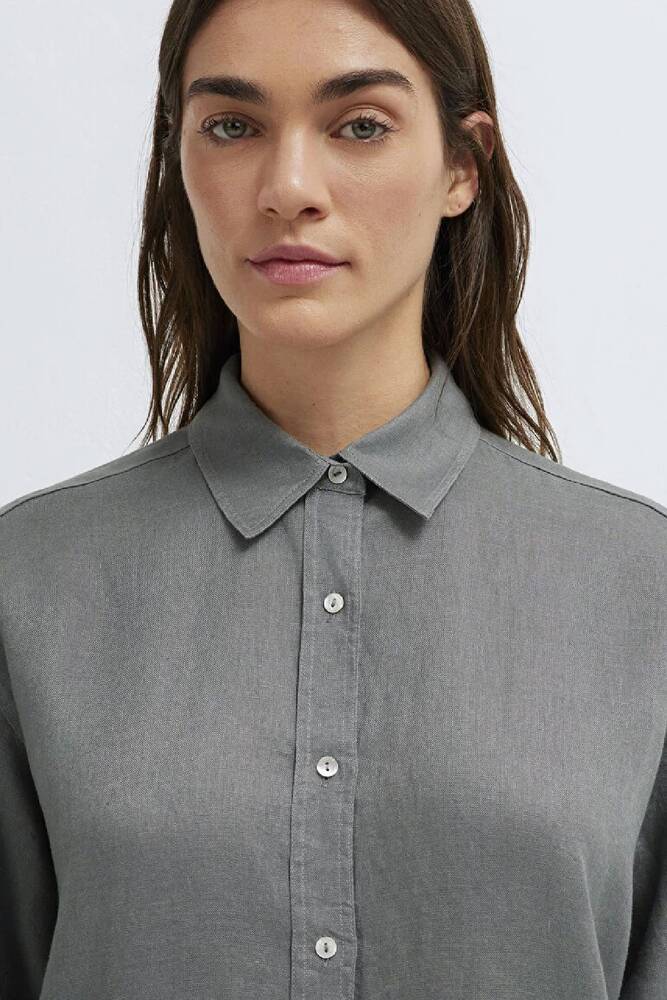 Kadın Uzun Kollu Gömlek 1210747-70132 Yeşil 