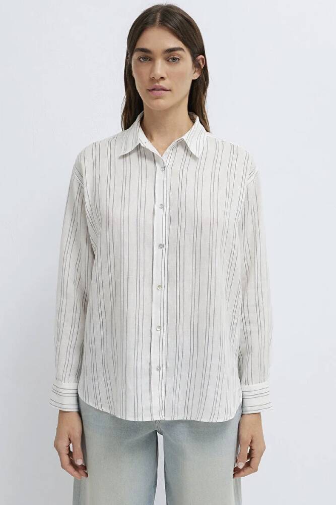 Kadın Uzun Kollu Gömlek 1210748-81510 Beyaz 