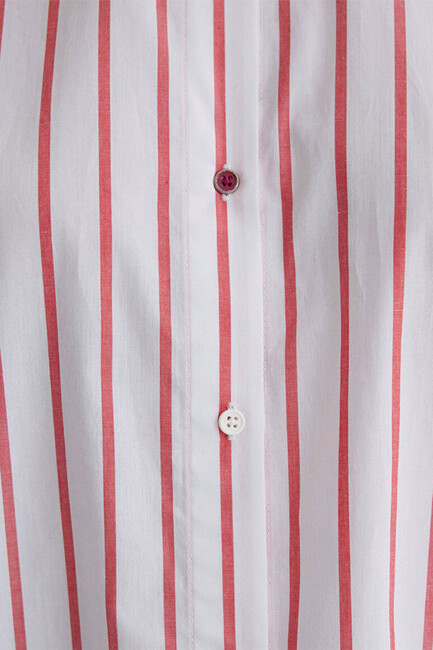 Kadın Uzun Kollu Gömlek 1211116-84494 Kırmızı - Thumbnail