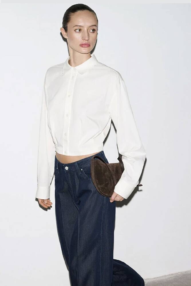 Kadın Uzun Kollu Gömlek 1211430-70057 Beyaz 