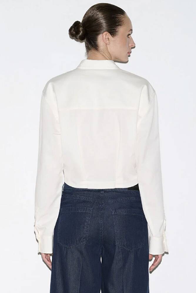 Kadın Uzun Kollu Gömlek 1211430-70057 Beyaz 