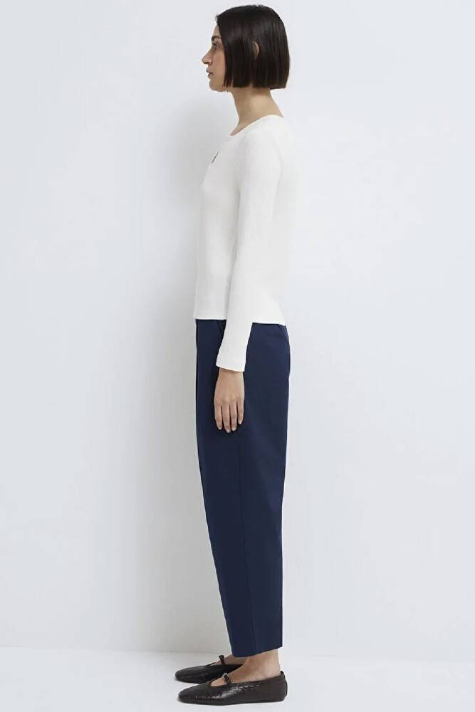 Kadın Uzun Kollu Modelli Penye 1613756-70057 Beyaz 