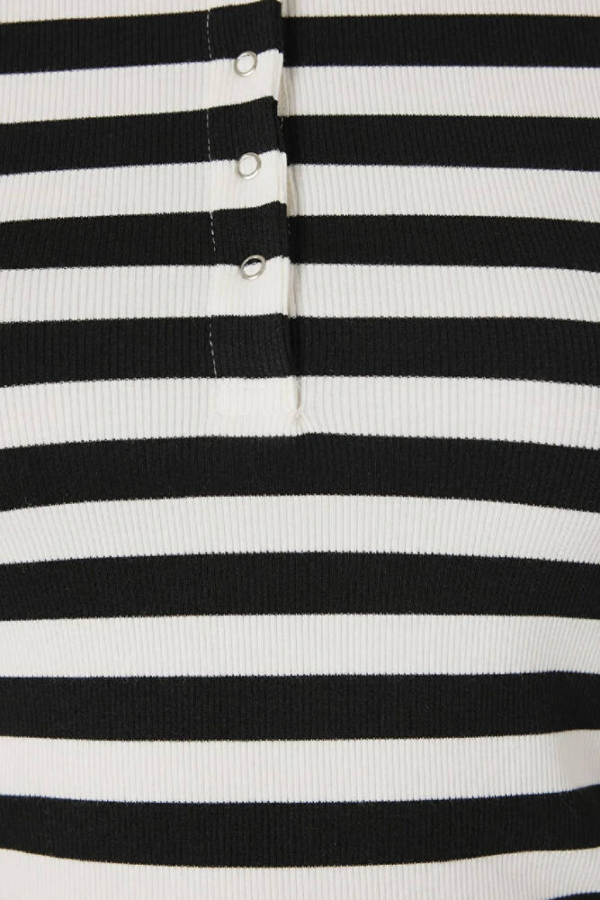 Kadın Uzun Kollu Modelli Penye 1613767-85407 Siyah 