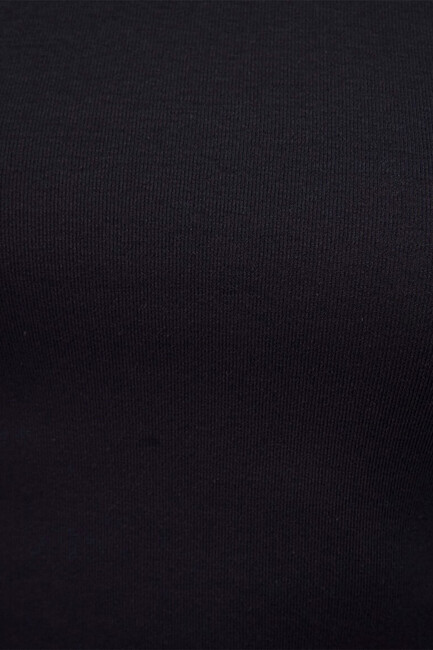 Kadın Uzun Kollu Penye 1612822-900 Siyah - Thumbnail