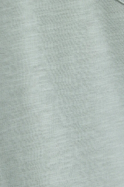 Kadın V Yaka Basic Tişört 1600961-71780 Yeşil - Thumbnail