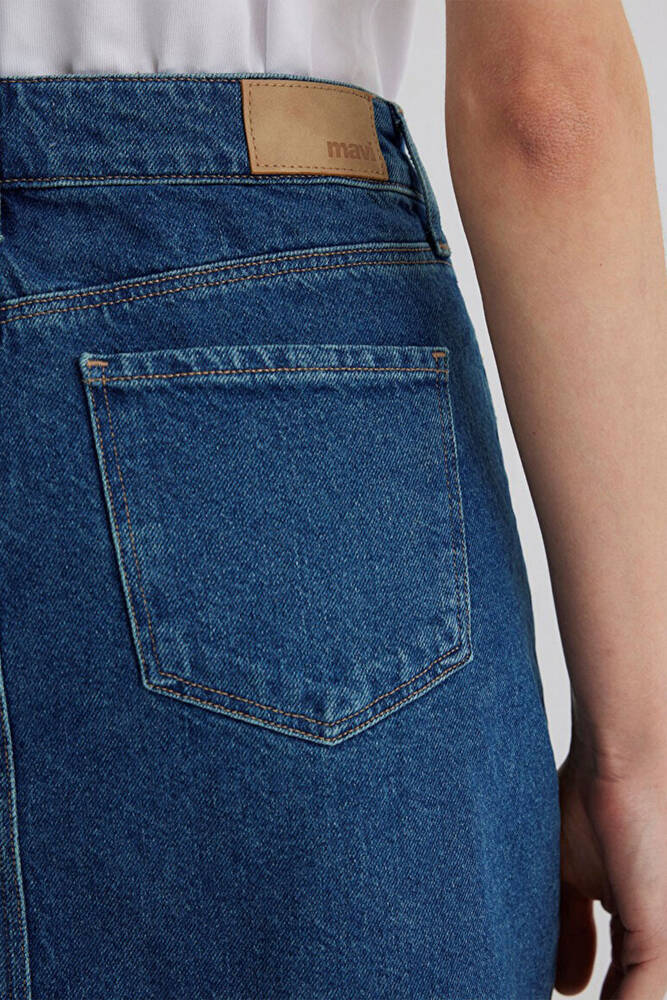 Kadın Valerie Denim Etek 1319833709 Mavi 