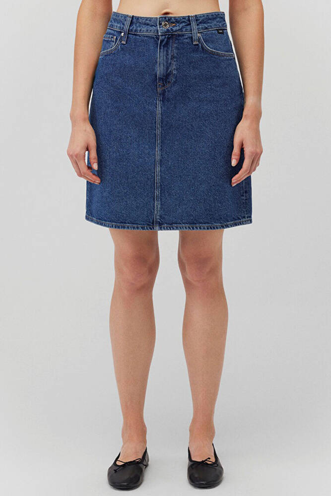 Kadın Valerie Denim Etek 1319885301 Mavi 