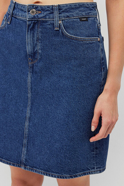 Kadın Valerie Denim Etek 1319885301 Mavi - Thumbnail