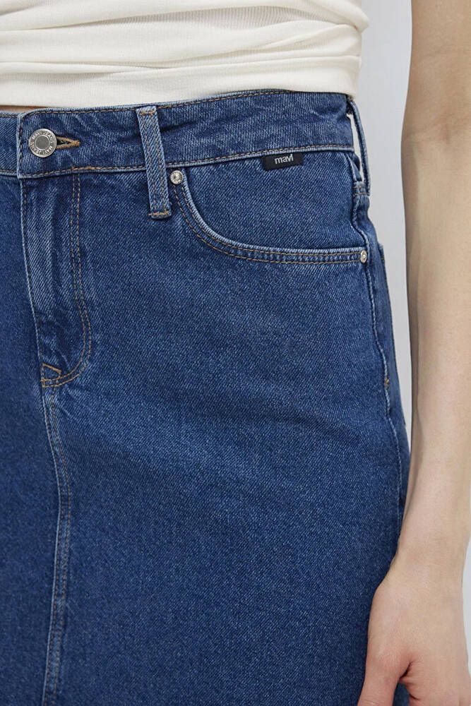 Kadın Valerie Denim Etek 1319885301 Mavi 