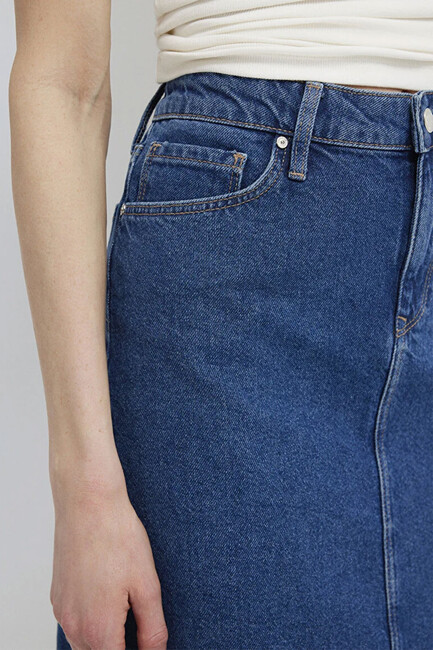 Kadın Valerie Denim Etek 1319885301 Mavi - Thumbnail