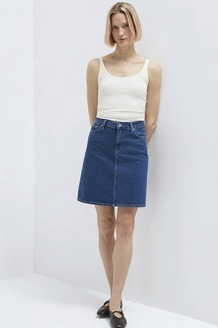 Kadın Valerie Denim Etek 1319885301 Mavi (2)