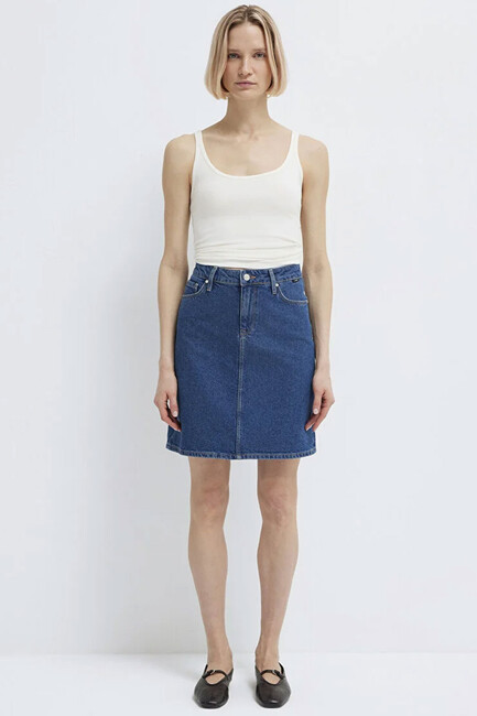 Kadın Valerie Denim Etek 1319885301 Mavi - Thumbnail