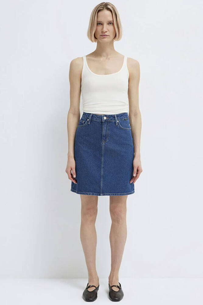 Kadın Valerie Denim Etek 1319885301 Mavi 