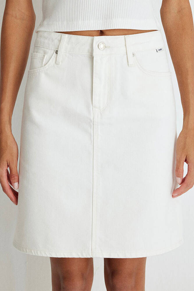 Kadın Valerie Denim Etek 1319887100 Beyaz 