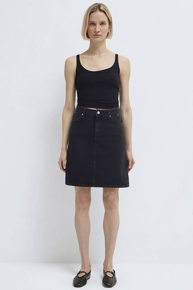 Kadın Valerie Denim Etek 1319890550 Gri 