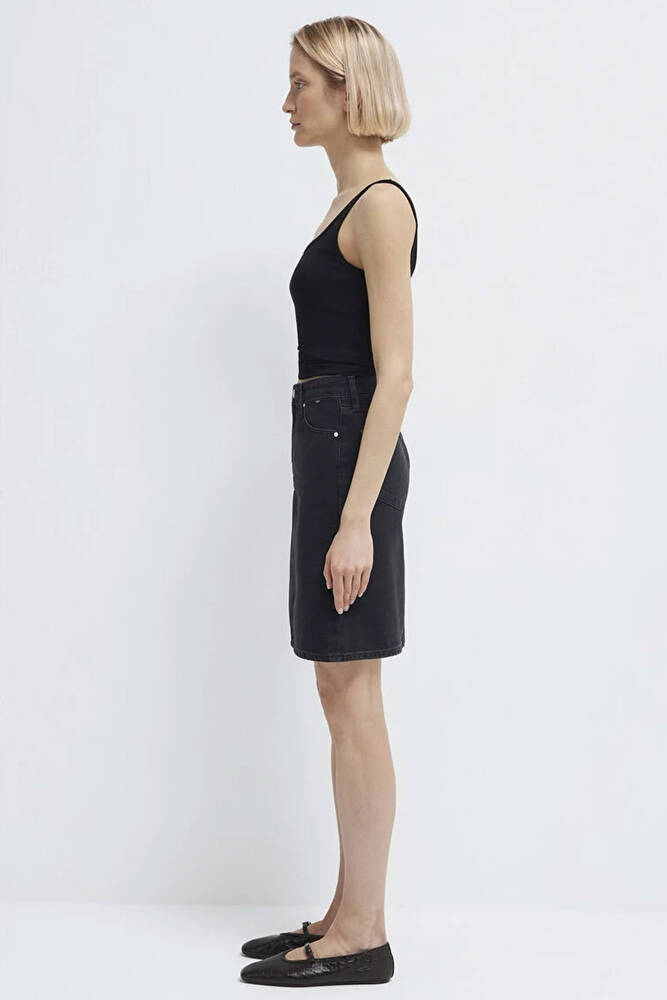 Kadın Valerie Denim Etek 1319890550 Gri 