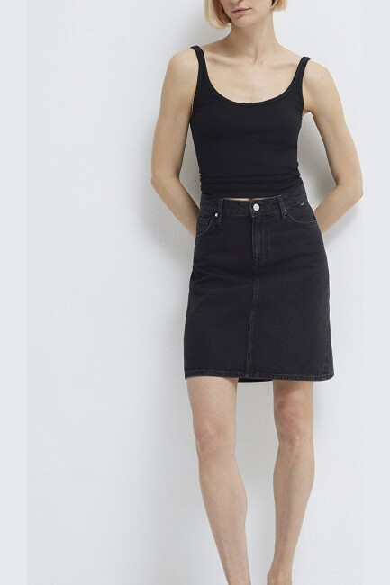Kadın Valerie Denim Etek 1319890550 Gri