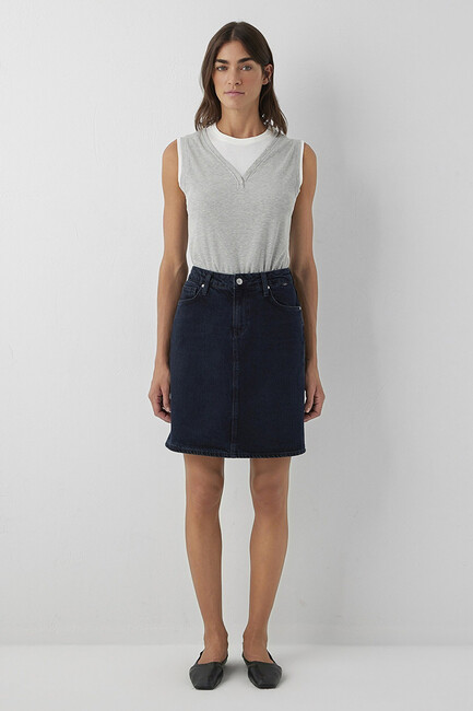 Kadın Valerie Denim Etek 13198A3851 Lacivert (3)