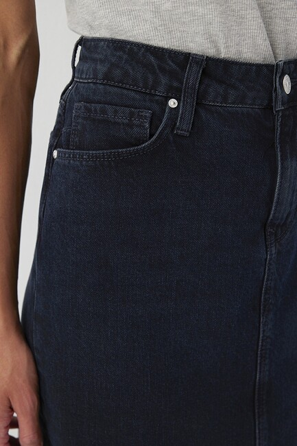 Kadın Valerie Denim Etek 13198A3851 Lacivert - Thumbnail