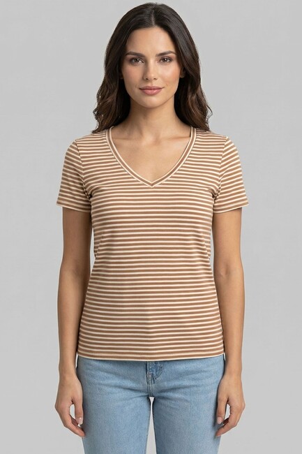 Kadın Venus Tişört 15368929 Kahve (2)