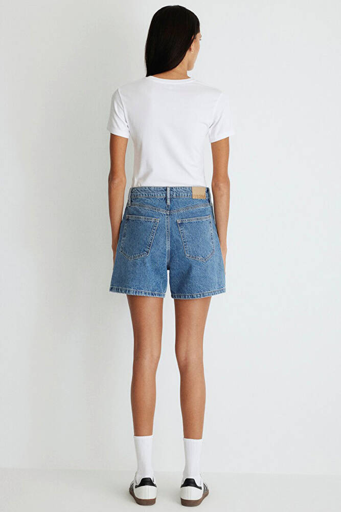Kadın Verna 90's Denim Şort 1410059-87081 Mavi 