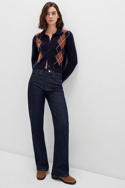 Kadın Victoria Gold Premium Jean Pantolon 101072-90488 Mavi (1)