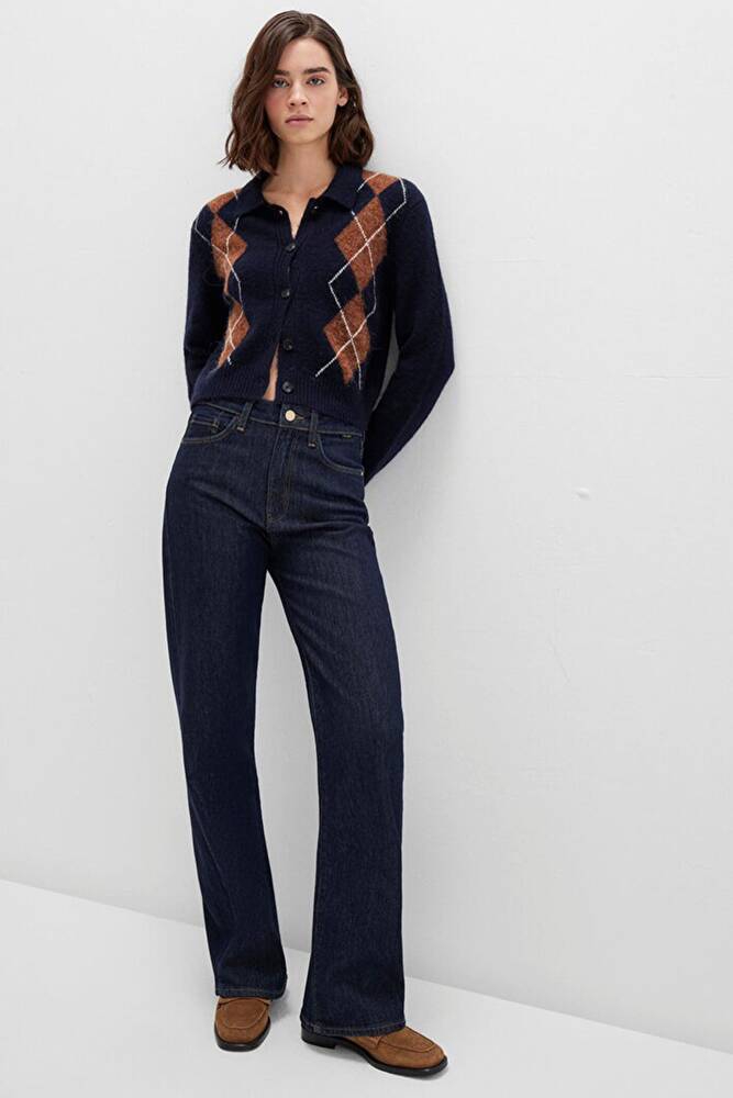 Kadın Victoria Gold Premium Jean Pantolon 101072-90488 Mavi 