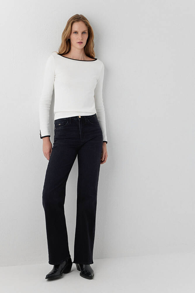 Kadın victoria Gold Premium Jean Pantolon 101072-A3816 Gri - 1