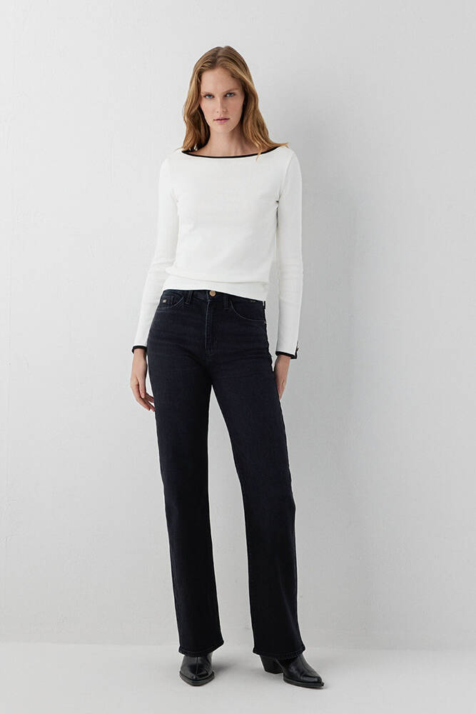 Kadın victoria Gold Premium Jean Pantolon 101072-A3816 Gri - 2