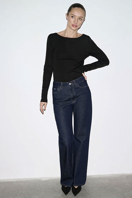 Kadın Victorıa Mavi Edition Jean Pantolon 101072-A1593 Lacivert (2)