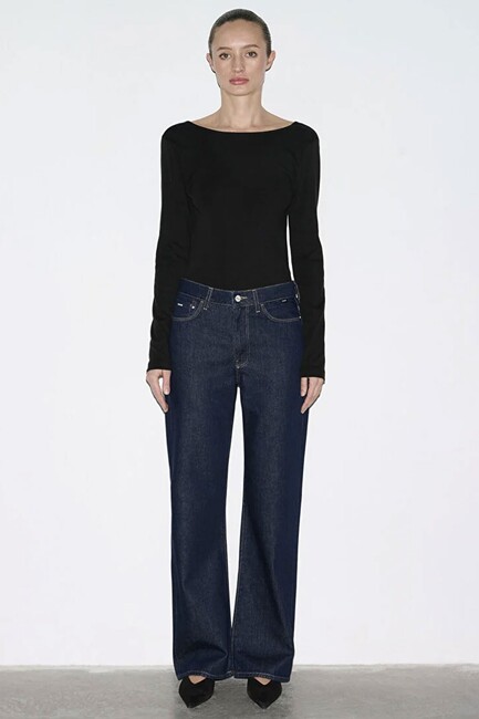 Kadın Victorıa Mavi Edition Jean Pantolon 101072-A1593 Lacivert - Thumbnail