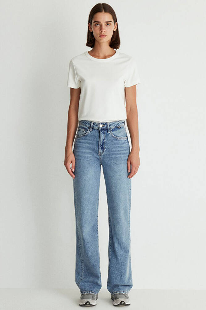 Kadın Vıctorıa Premium Jean Pantolon 101072-88212 Mavi 