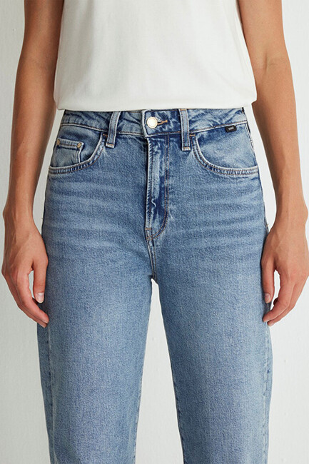 Kadın Vıctorıa Premium Jean Pantolon 101072-88212 Mavi - Thumbnail