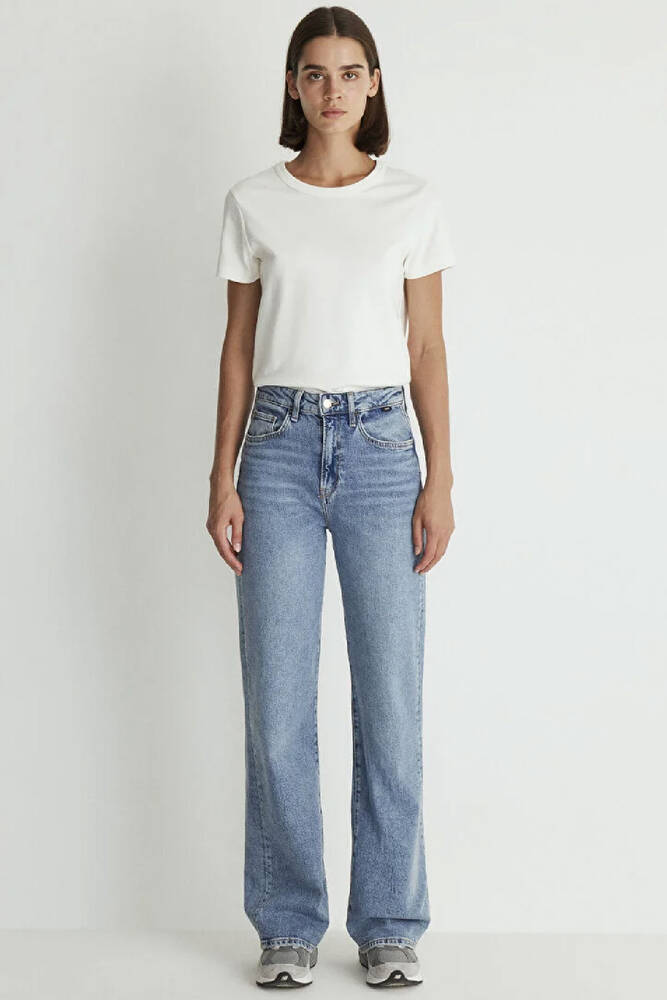 Kadın Vıctorıa Premium Jean Pantolon 101072-88212 Mavi 